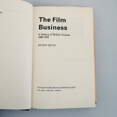 The Film Business Ernest Betts 1973 First Edition British Cinema History Pitman