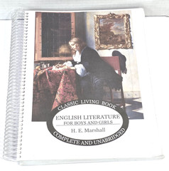 English Literature for Boys & Girls H.E. Marshall Classic Living SPIRAL BOUND