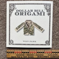 Dollar Bill Origami book by Won Park 72 Pages Illustrated And Instructions