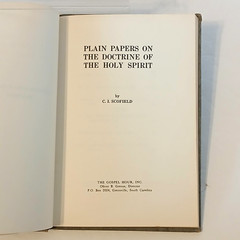 Plain Papers On The Doctrine Of The Holy Spirit by Oliver B. Greene Hardcover