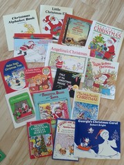 16 BOOKS- Vintage CHILDREN PICTURE BOOKS – HOLIDAY – CHRISTMAS – Ages 4-8 80s