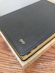 NIV 1984 Scofield Study Bible | Black Genuine Leather | Thumb-Indexed