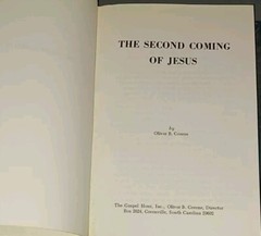 The Second Coming of Jesus by Oliver B. Greene 1975 Sixth Printing Hardcover
