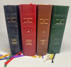 The Liturgy of the Hours Complete 4 Volume Set Catholic Prayer Books 1975 1976