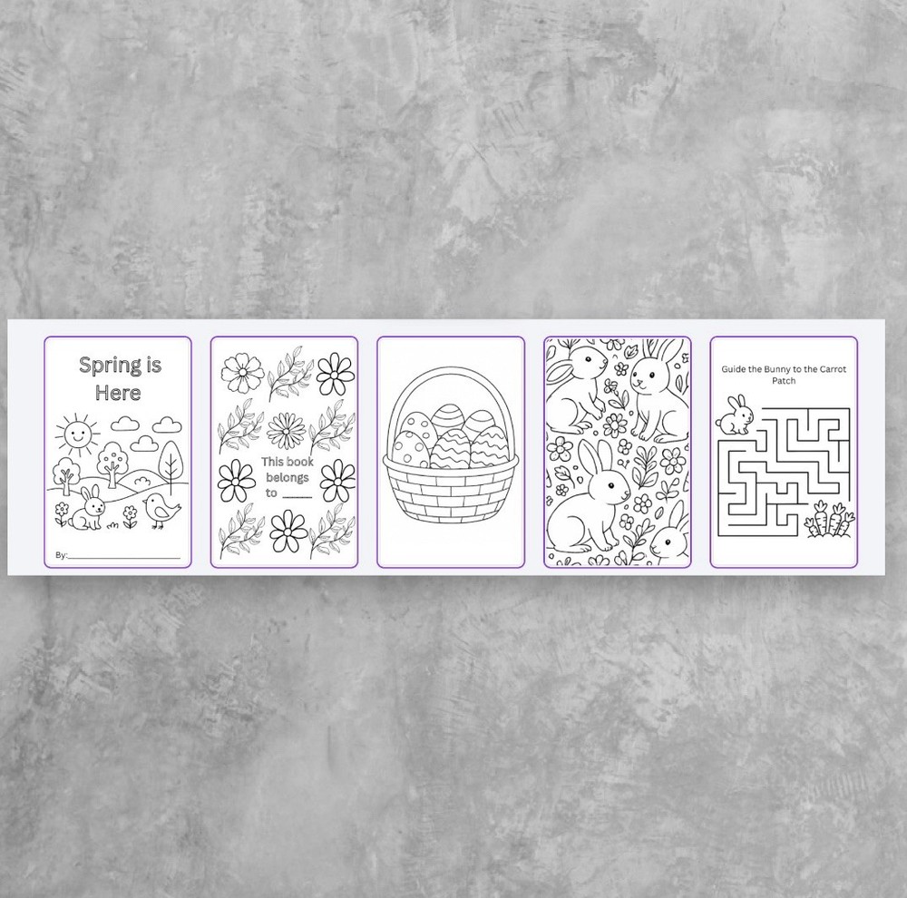 DIGITAL CONTENT- 2026 Spring Coloring & Activity Book-33 Pages *PRINTING REQ’D*