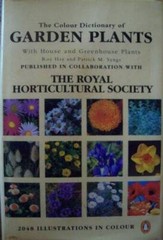 The Colour Dictionary of Garden Plants Compact Edition – Hardcover – GOOD