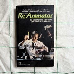 H.P. Lovecraft’s Re-Animator by Jeff Rovin 1987 Pocket Horror – First Edition