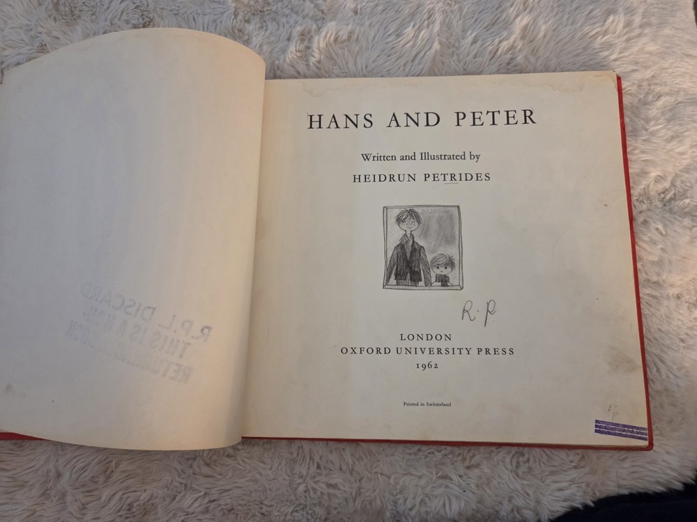 Rare 1962 Hans and Peter Heidrun Petrides Oxford University Press Illustrated…
