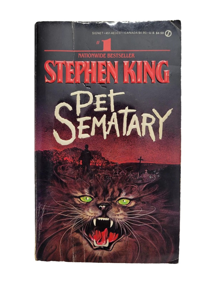 Pet Sematary (Stephen King, 1983, 336 Pages) – A chilling novel about grief, los