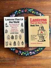 2 BOOK SET Lanterns That Lit Our World by Anthony Hobson Railroad Marine Fire