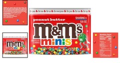 Resealable 8.6 Oz Minis Peanut Butter Milk Chocolate Candy for Holiday Baking