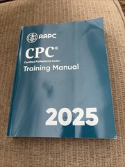 AAPC CPC Certified Professional Coder Training Manual 2025 – Paperback