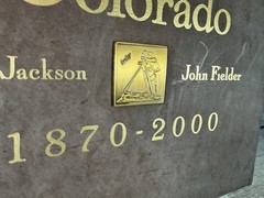 COLORADO 1870-2000 by W.H. Jackson, John Fielder Faux-Leather Bound Book -SIGNED