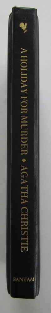 A Holiday for Murder Agatha Christie HC Leatherette Bantam 1985