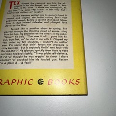 Tex by Clarence E. Mulford vintage Paperback Number 15 Graphic Books 1949