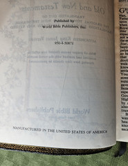 KJV – LARGE Print Reference Holy Bible, Black Genuine Leather, World 956C