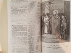 THE HOLY BIBLE King James Version KJV Deluxe Illustrated Bounded Leather – New