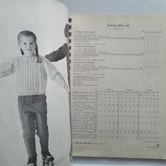 Patterns 1962 Bernat Handicrafter Classics for Girls and Boys Book 103 72 pages