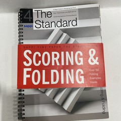 THE STANDARD Vol. 4 SCORING & FOLDING, SAPPI 2010, WIRE BOUND- 👌👍