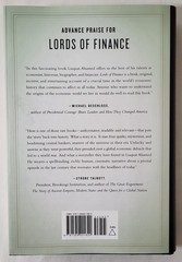 Lords of Finance The Bankers Who Broke the World Hardcover DJ The Penguin Press
