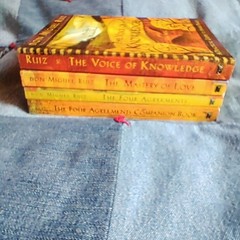 Don Miguel Ruiz Toltec Wisdom Paperback Set of 3 + Four Agreements Companion PB