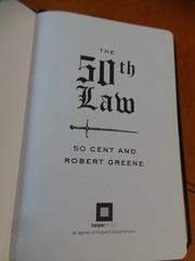 The 50th Law by 50 Cent Robert Greene HC Faux Leather Bound 2009 HarperCollins F