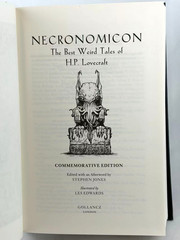 NECRONOMICON H.P. Lovecraft Commemorative Deluxe Leather Bound Hardcover *NEW*