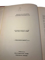 Industrial Pollution Control Measurement Instrumentation Cheremisinoff 1976