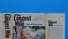THE LONGEST MILE BY RENA GAZAWAY, SIGNED-INSCRIBED- NOT PERSONALIZED