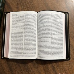 NASB Large Print Thinline Bible – NASB 2020 – Black Goatskin Genuine Leather