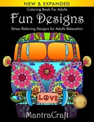 Coloring Book For Adults: Fun Designs: Stress Relieving Designs For Adults …