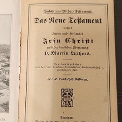 Palästina-Bilder-Testament German Illus Hardcover Luther 1812
