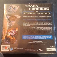 Transformers: The Covenant of Primus Deluxe Hardcover by Justina Robson 2013 NIS