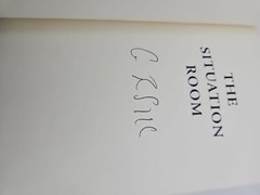 The Situation Room: The Inside Story of Presidents in Crisis Autographed 1st Ed
