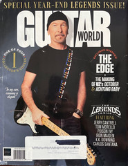 Guitar World Magazine Holiday 2021 U2 The Edge Jerry Cantrell Tom Morello & More