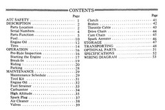 1981 Honda ATC110 Owner’s Manual 56 Pages