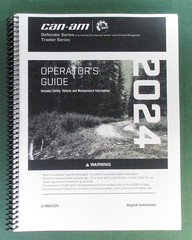 2024 Can-Am Defender HD9 Owner’s Manual: 244 Pages & Protective Covers