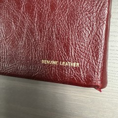 The New Open Bible NAS Study Edition Genuine Leather Burgundy 1976BG
