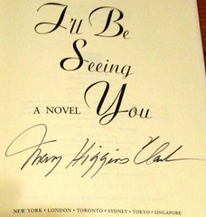 1993 I’ll Be Seeing You“ SIGNED COPY by Mary Higgins Clark H/C D/J 317 Pages