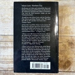 Alison Lurie Nowhere City German Edition Diogenes Paperback Roman 3257225784