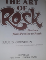 The Art of Rock 1st edition Large Hardcover Book of posters flyers and tickets