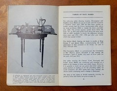 Discovering Hall Marks on English Silver by John Bly, 1970, 56 pages.