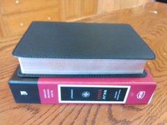 NKJV Compact Bible, Maclaren Series, Genuine Leather, Black, Comfort Print