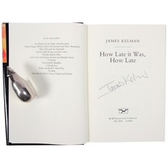 James Kelman SIGNED How Late It Was How Late First US Edition Booker Prize HCDJ