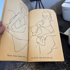 Paperback Coloring Book BIBLE STORIES TO COLOR Dell 1956 About 50 pages