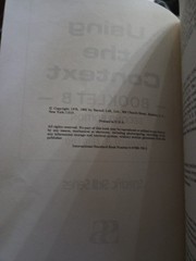 Using Context Book B By Richard Boning 2nd Ed. 1976