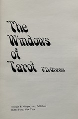 The Windows of Tarot F. D. Graves Morgan & Morgan 1973 Book Trade PB VGC