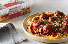 , Spaghetti, Beef Meatballs & Marinara Sauce, Single Serve Meal, 14 Oz