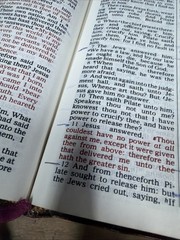 KJV LARGE PRINT Rhema Study Bible; Red GENUINE LEATHER Red Letter; Kenneth Hagin