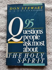 95 Questions People Ask Most About The Holy Spirit – By Stewart – 1987 – VGood